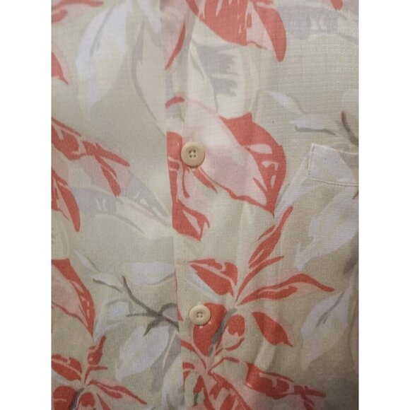 Nat Nast Luxury Originals Men's Shirt Large L Floral Button Up Short Sleeve - Picture 4 of 11